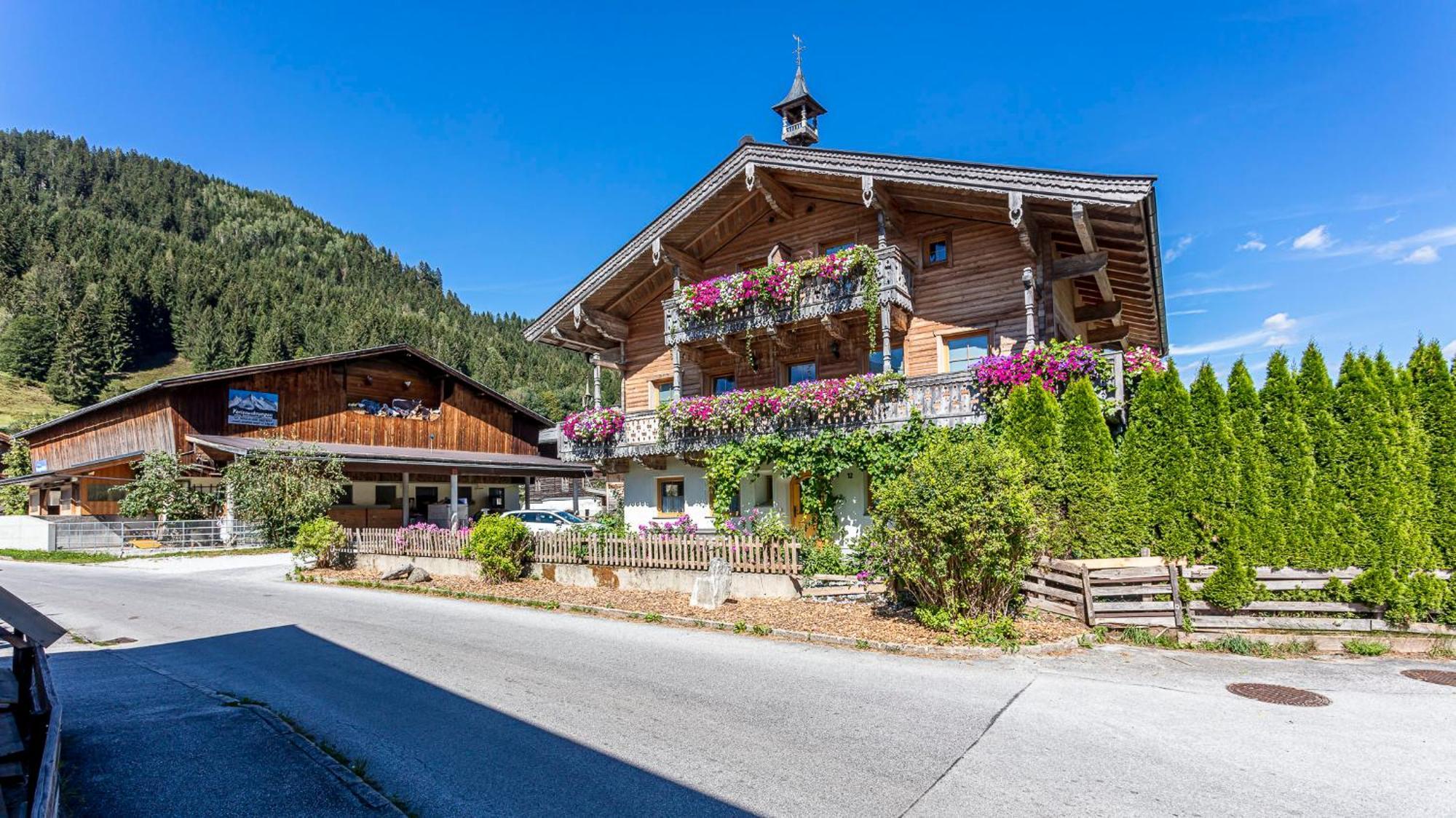 Ferienwohnungen Am Biobauernhof Lahner Bramberg am Wildkogel Exterior foto